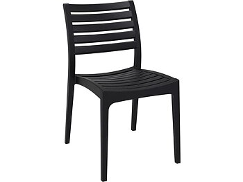 Stol SIESTA Ares stapelbar svart