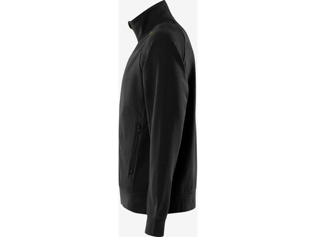 Sweatshirt jacka FRISTAD 7552 2XS sv/gul