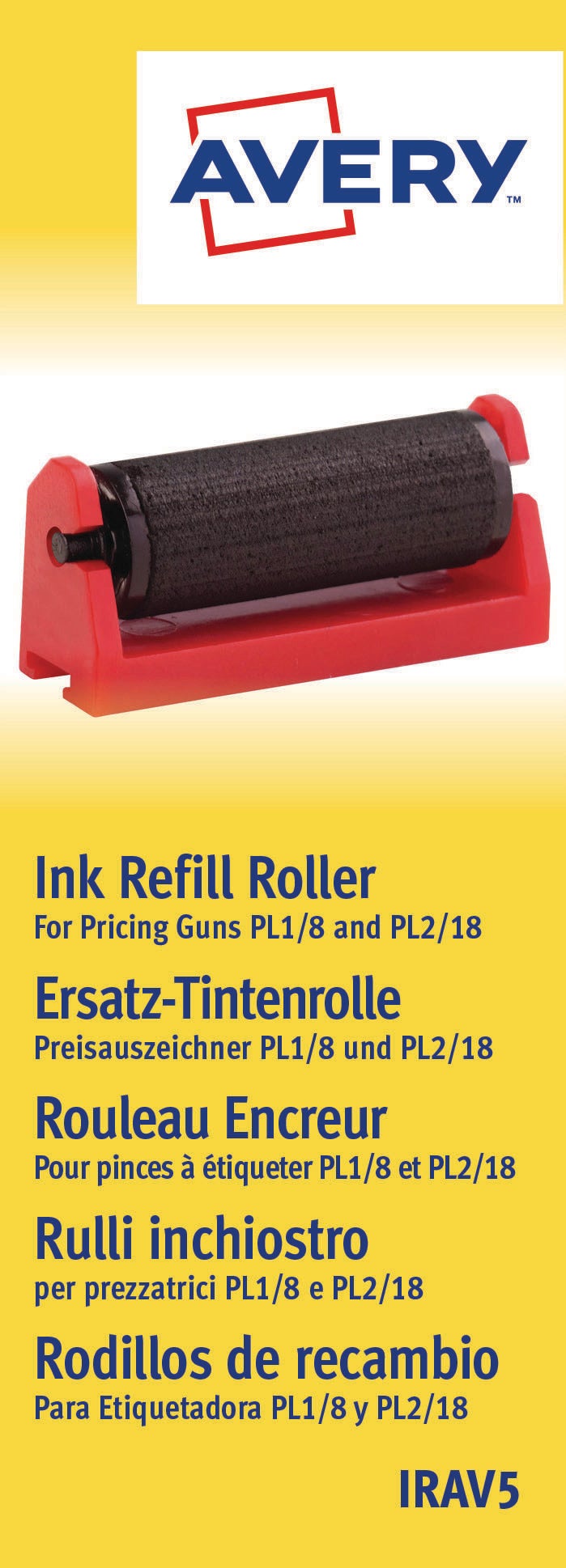 Färgrulle Avery METO 826 5 st/fp