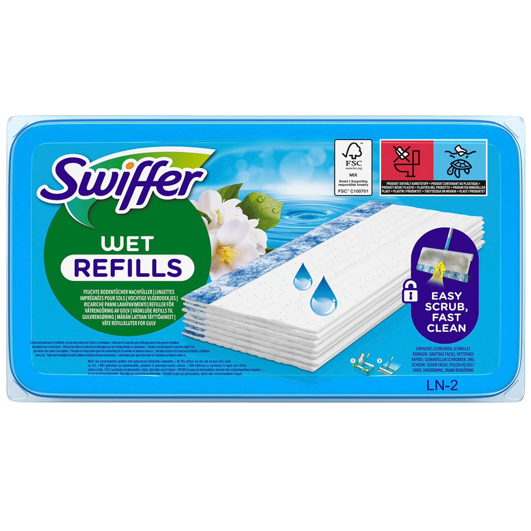 Golvdukar Våta Refill 20-pack