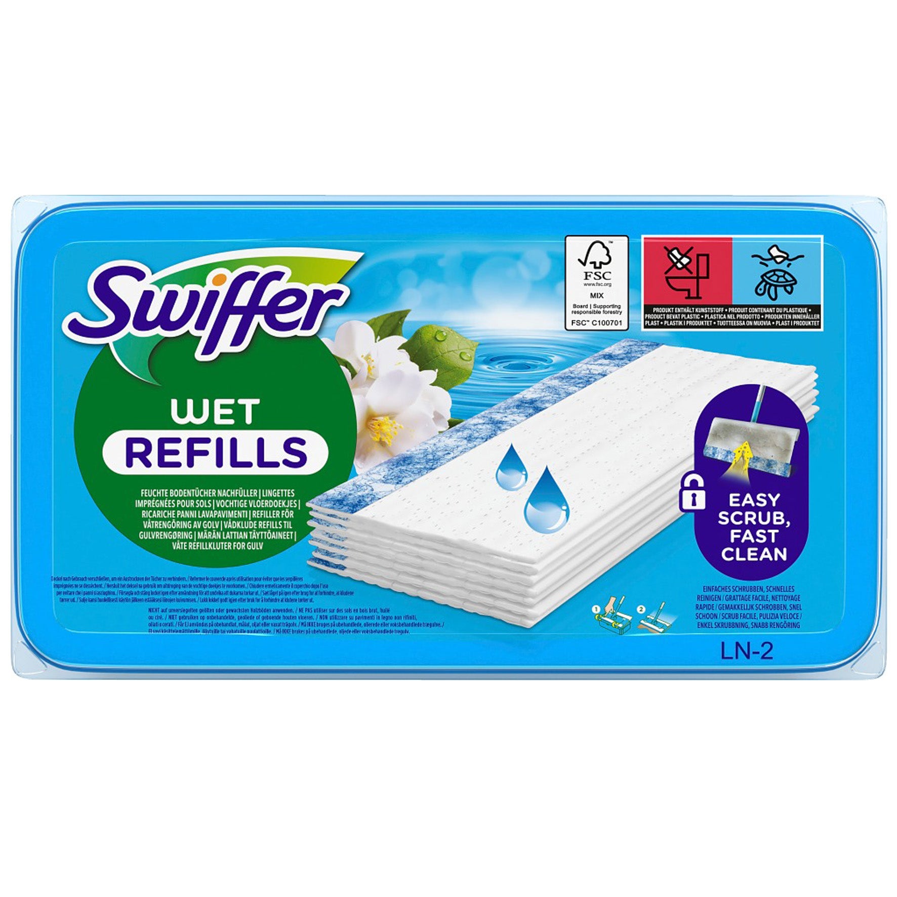 Golvdukar Våta Refill 20-pack