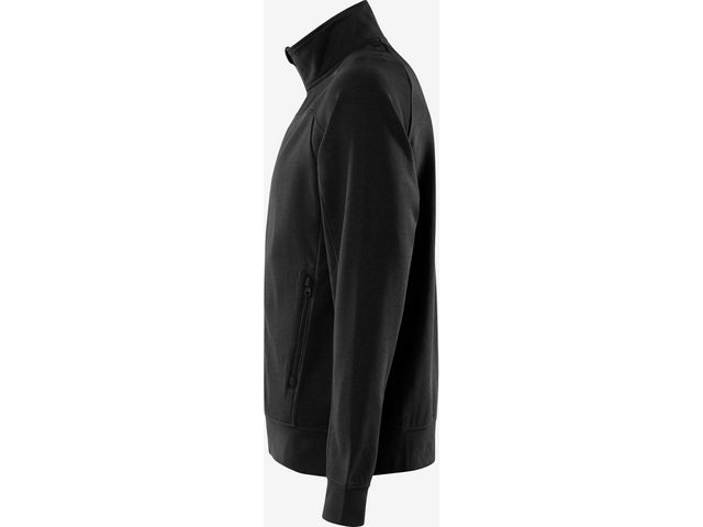 Sweatshirt jacka FRISTAD 7552 sv/grå