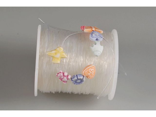 Smycketråd elastisk 50mx1mm