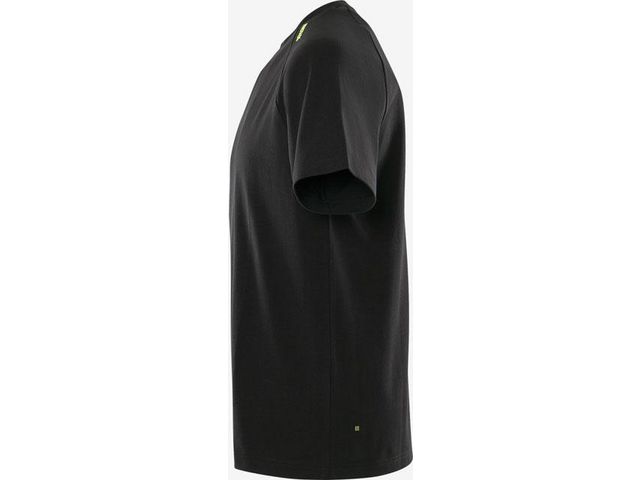 T-shirt heavy FRISTAD 7553 svart/gul