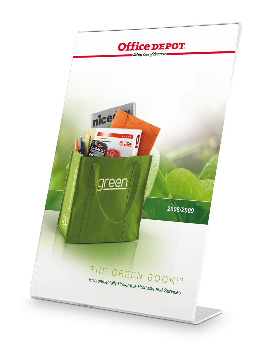 Skyltställ A4 L-fot