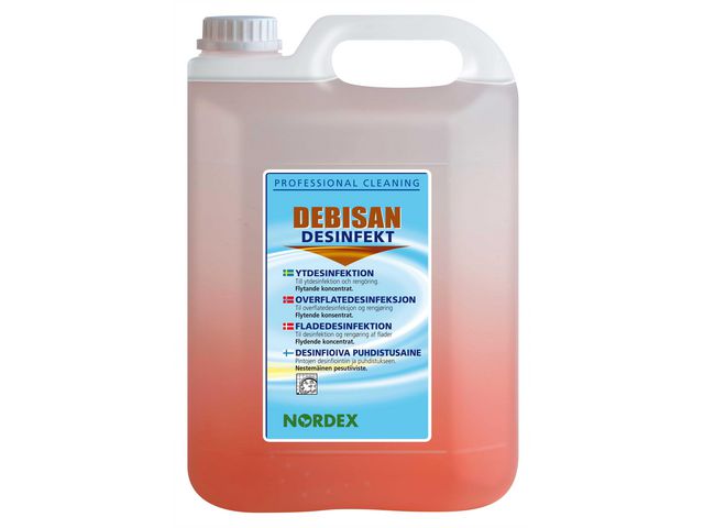 Ytdesinfektion NORDEX Debisan 5L