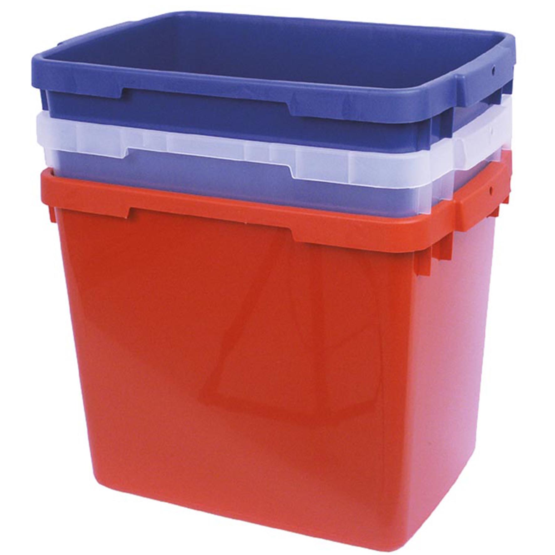 Metodhink 25 liter blå