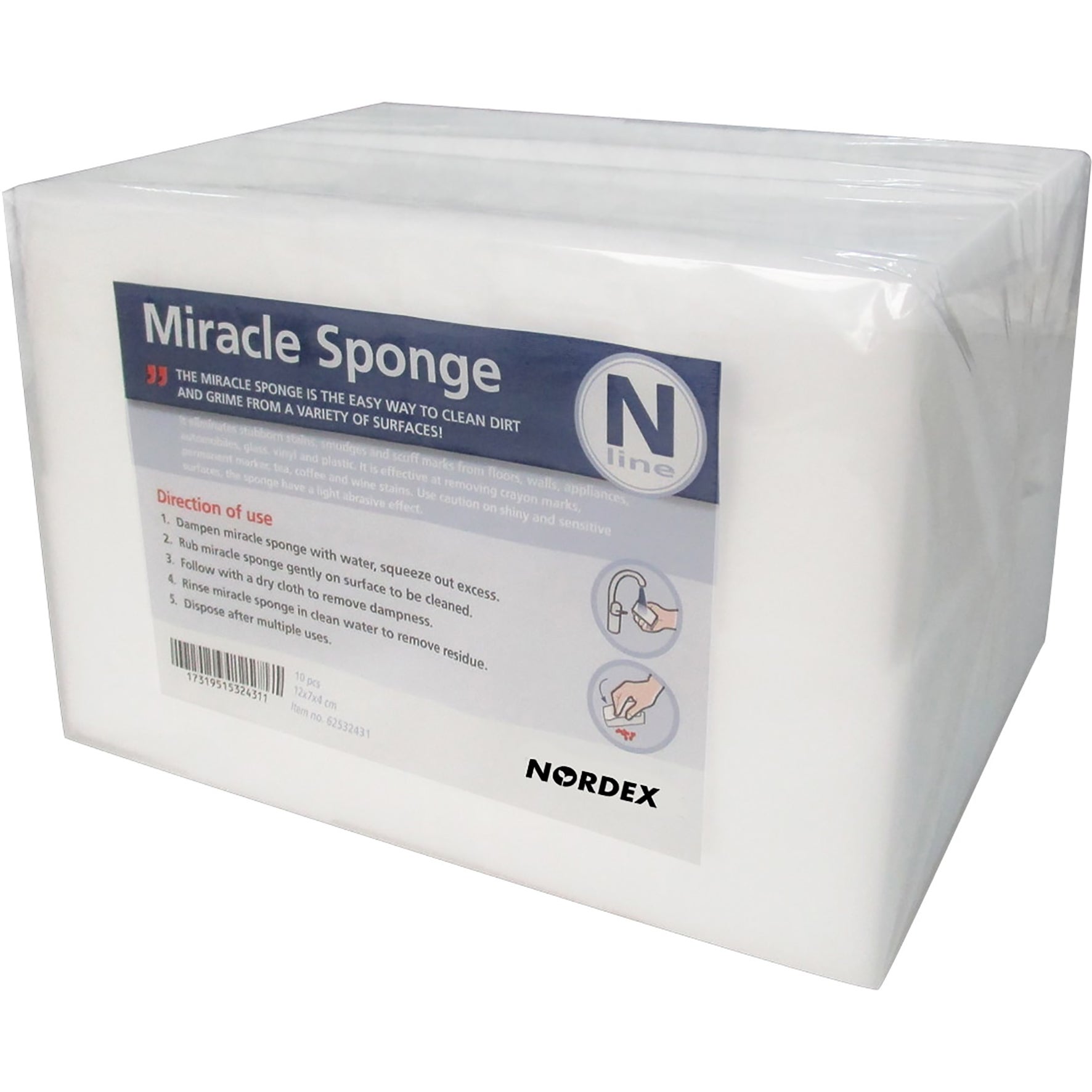 Mirakelsvamp Nline 70 x 120 mm 10 st/fp