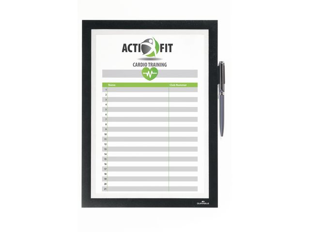 Inforam Duraframe Note A4 svart