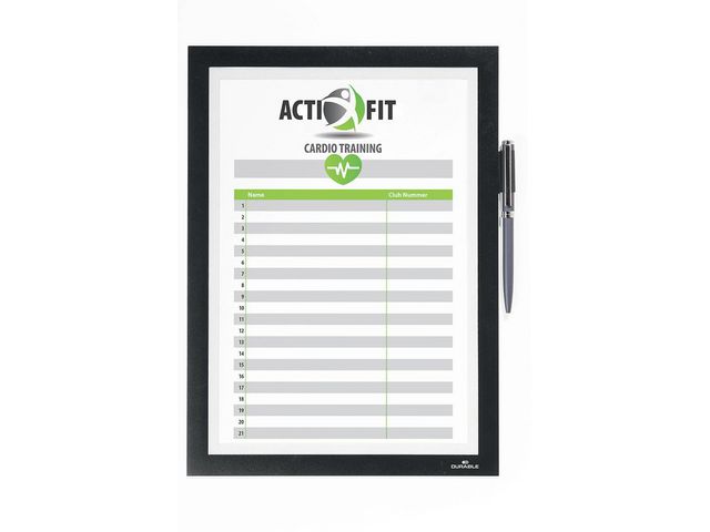 Inforam Duraframe Note A4 svart