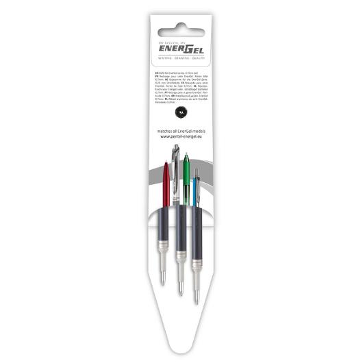 Refill PENTEL EnerGel LR7 0,7 svart 3/fp
