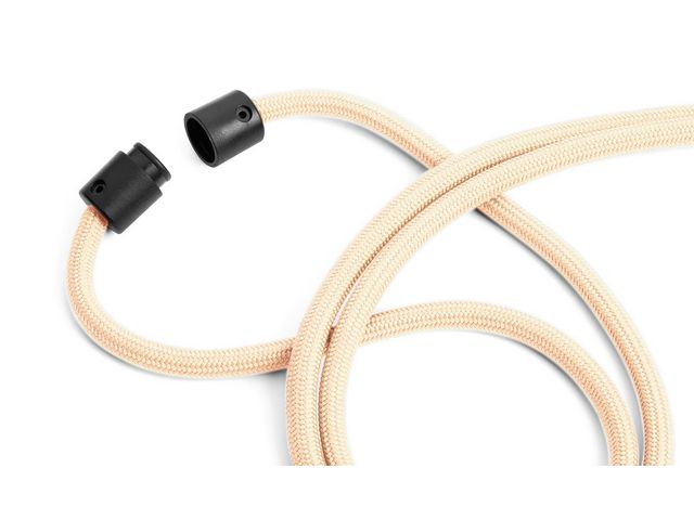 Nyckelband rPET karbinhake beige 10/fp