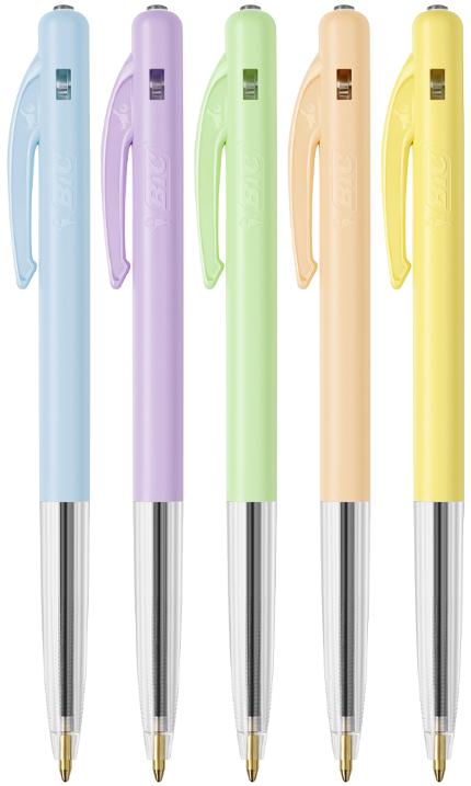 Kulpenna BIC Clic M10 Pastell 1,0 bl&aring;