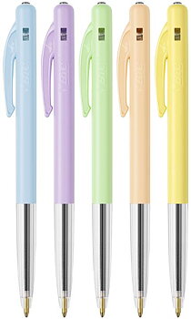 Kulpenna BIC Clic M10 Pastell 1,0 blå
