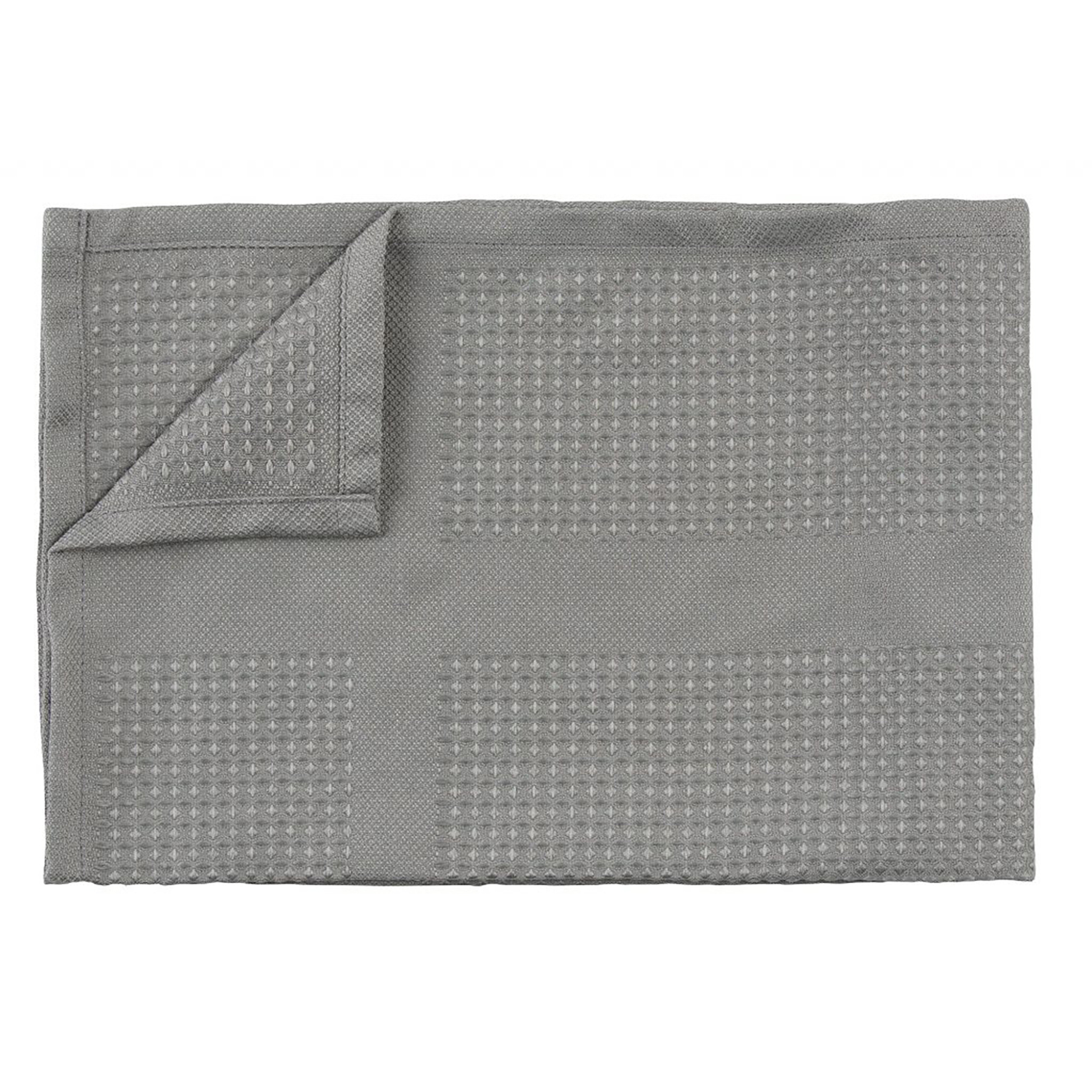 Kökshanddduk mikrofiber grå