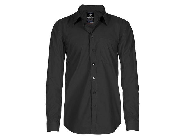 Skjorta TEXSTAR SH19 svart XS