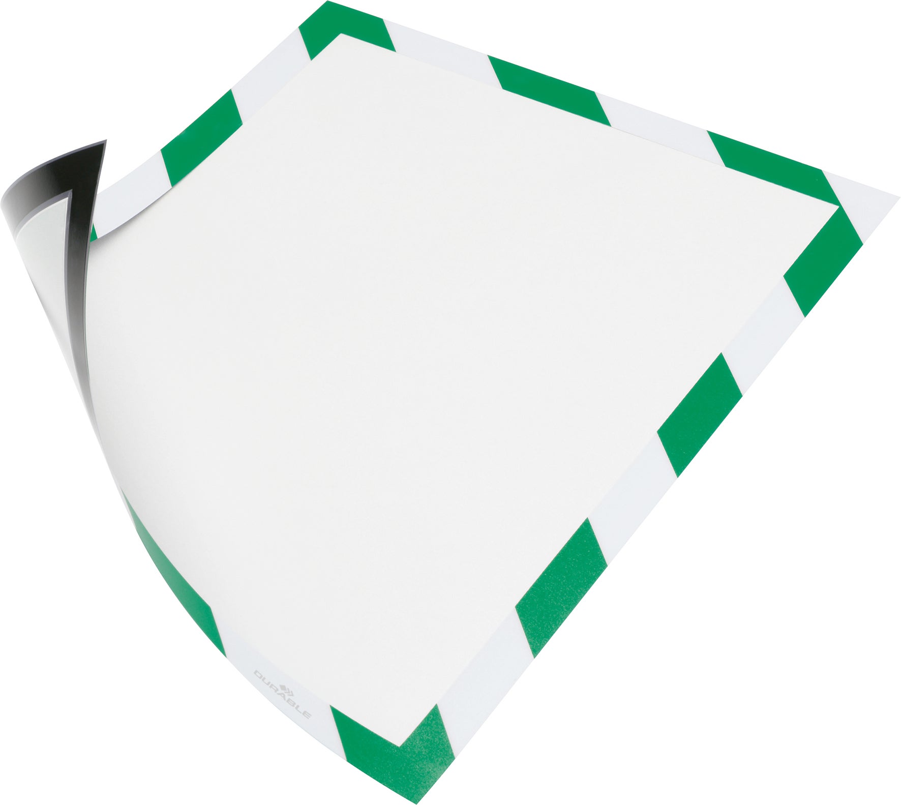 Inforam Duraframe Security Magnetisk A4 grön/vit 5-pack