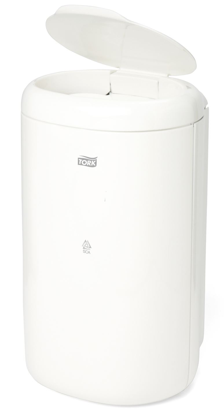 Papperskorg B3 Mini Tork 5 liter vit