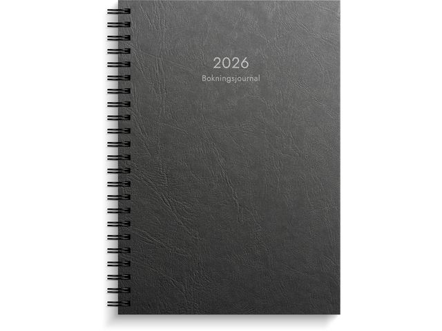 Bokningsjournalen 2026 svart