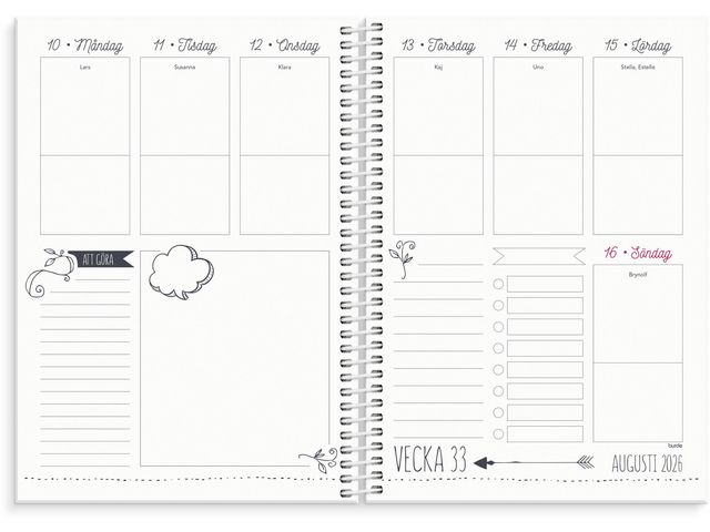Kalender Doodle 2026