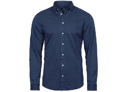 Skjorta Denimblå Herr XXXL
