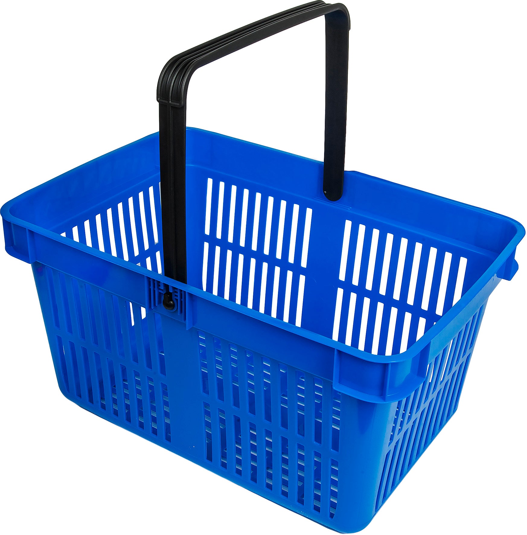 Kundkorg 27 liter blå