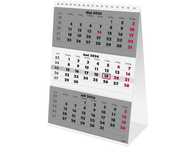 Bordskalender Triplaner 2026