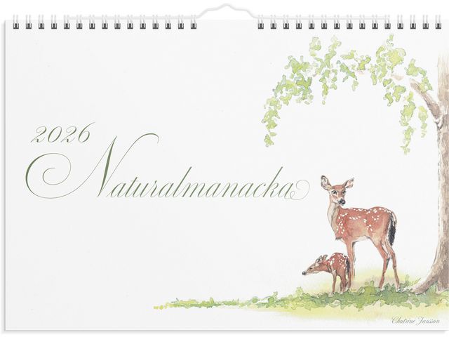 Väggkalender Naturalmanacka 2026
