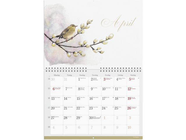 Väggkalender Naturalmanacka 2026