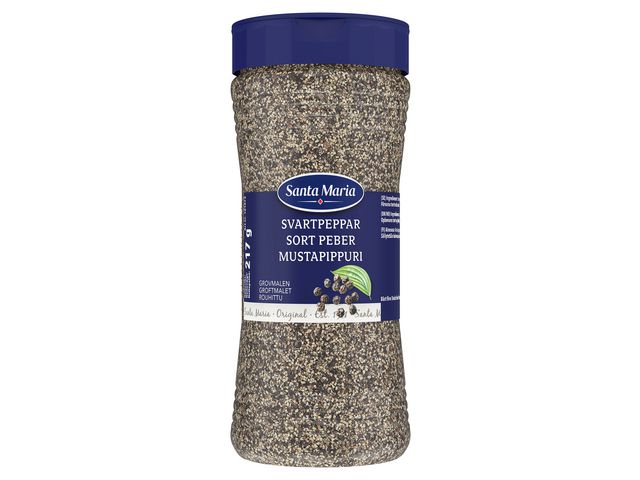 Svartpeppar Grovmalen 217g