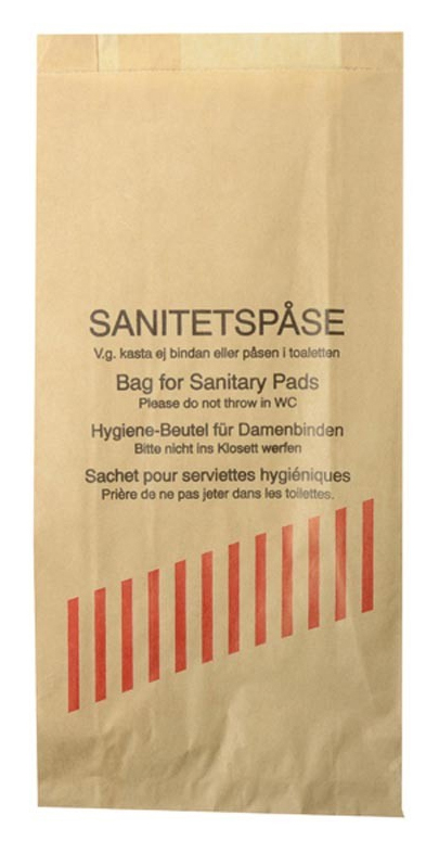 Sanitetspåse papper 1000/krt