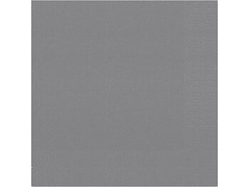 Servett 3-lags 33x33cm granitgrå 125/fp