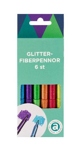 Glitterfiberpenna AKA 6/fp
