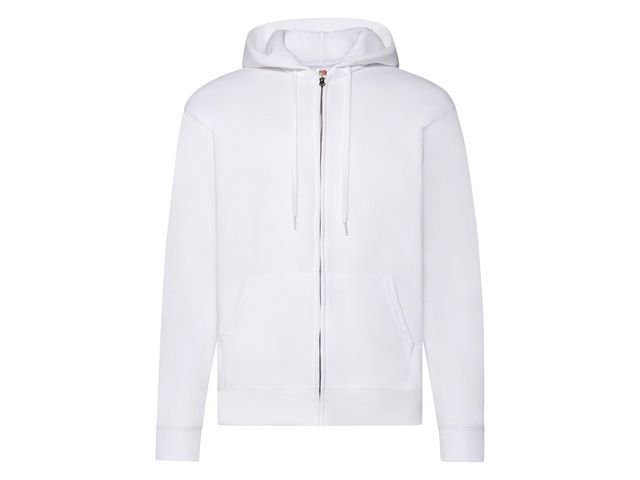 Zip Hoodie FRUIT vit XL