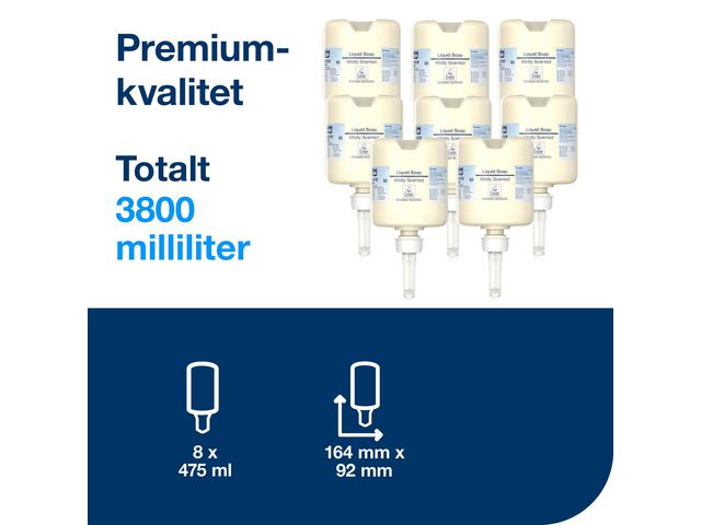 Handtvätt/flytande tvål Tork Mini Milt Parfymerad S2 475 ml