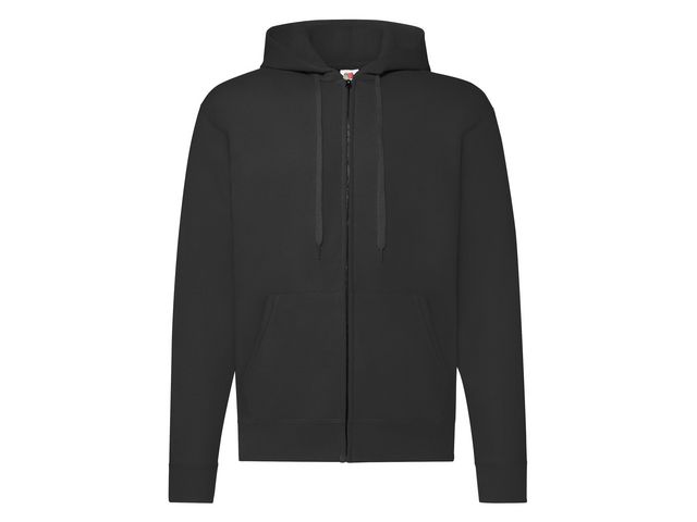 Zip Hoodie FRUIT svart 5XL