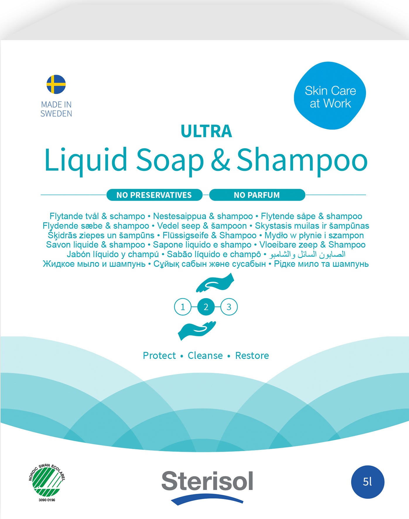 Tvål/Schampo ULTRA Oparfymerad 5 liter