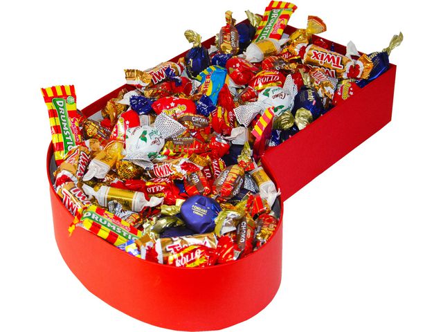 Godis Presentask Julstrumpa mix 1,3kg