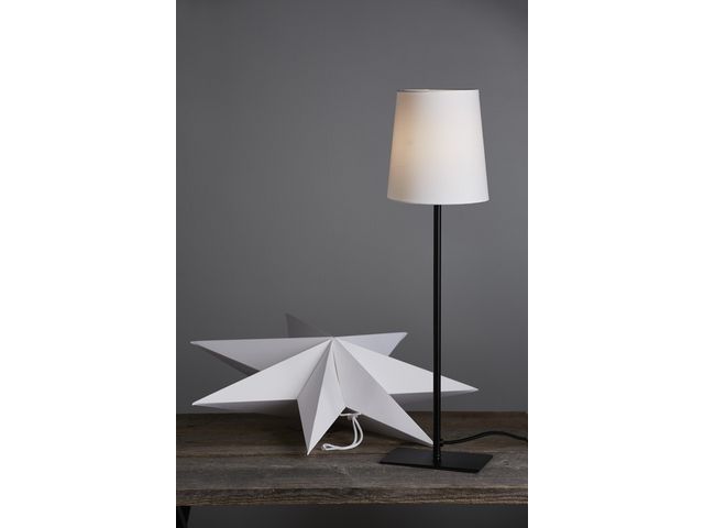 Lampa Frozen stjärna/skärm 76x55cm vit