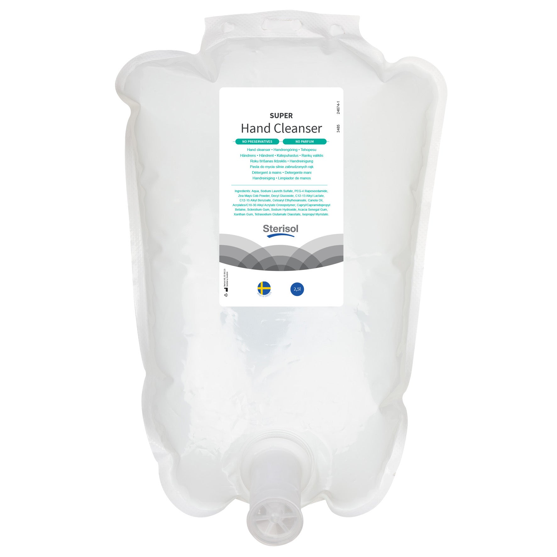 Handrengöring Sterisol SUPER 2,5 liter oparfymerad