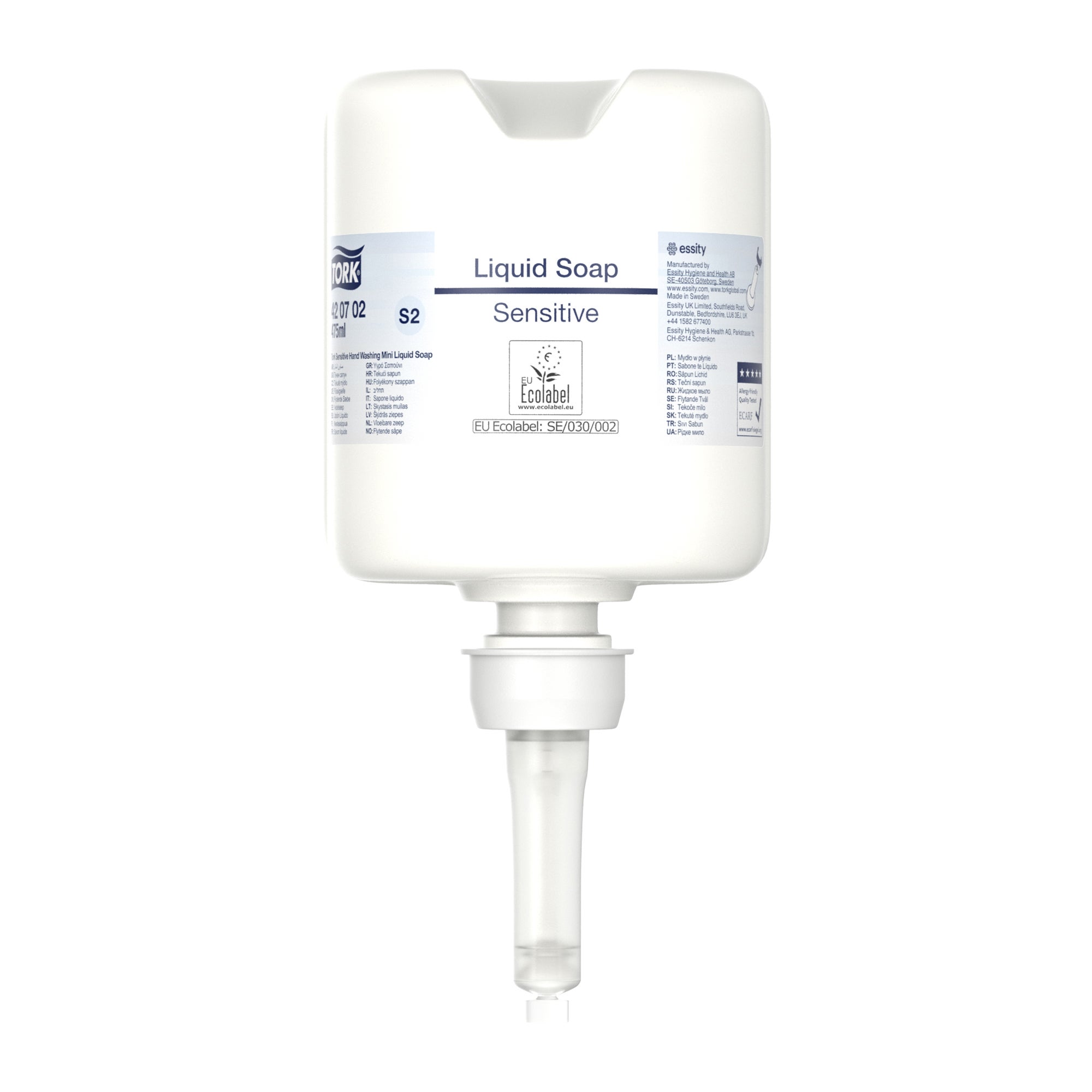 Handtvätt/flytande tvål Tork Mini Sensitive S2 475 ml