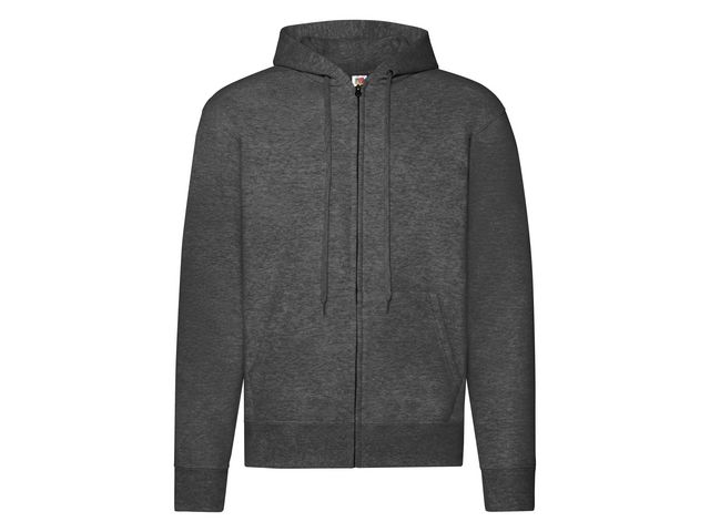 Zip Hoodie FRUIT mörkgrå XL