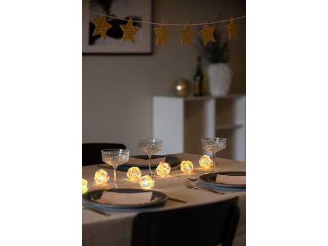 Ljusslinga KONSTSMIDE LED 10 kulör 135cm