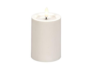 Blockljus KONSTSMIDE LED timer vit 10cm