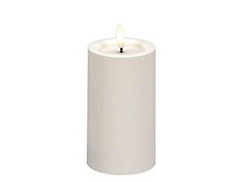 Blockljus KONSTSMIDE LED timer vit 20cm