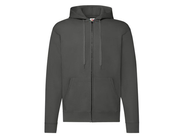 Zip Hoodie FRUIT antracitgrå XL