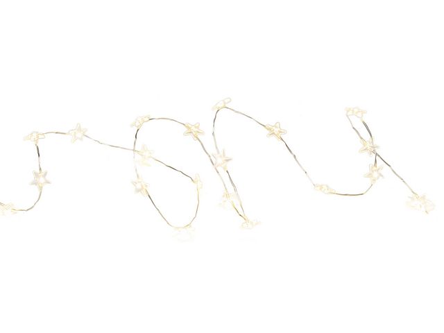 Ljusslinga 20 stjärnor LED 1,3m