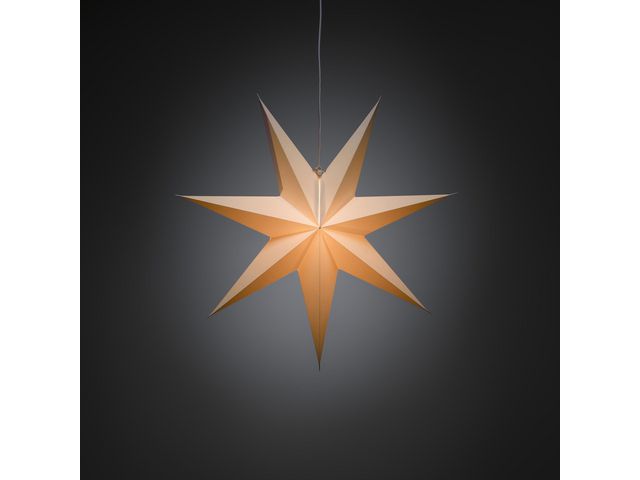 Pappersstjärna Star 60cm vit