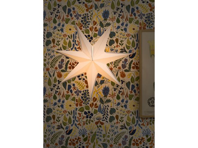 Pappersstjärna Star 60cm vit