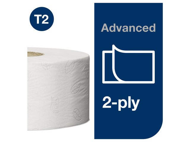 Toalettpapper Tork Mini Jumbo Advanced T2 12-pack